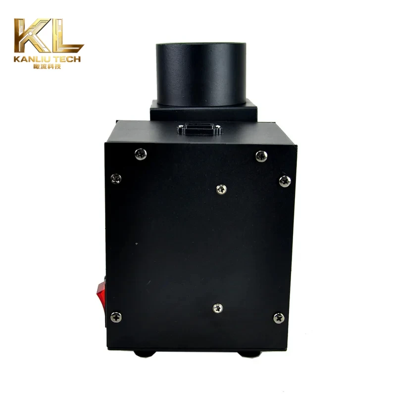Single-Head Electronic Confetti Cannon Single-Tube Paper Launcher DMX512 Remote-Controlled Color Paper Projection Effects