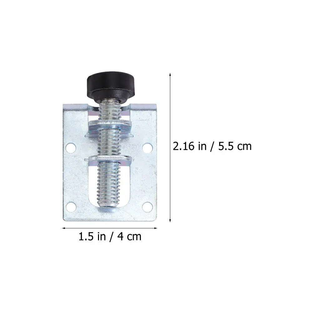 8Pcs Industrial Grade Steel Furniture Leveling Feet Adjustable Stable Support for Bench Table Console Cabinet Basement Garage