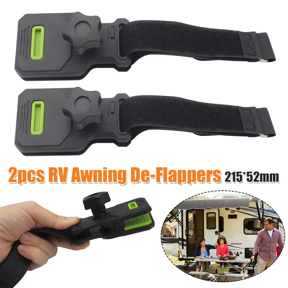 

2Pcs RV Canopy Fixture Nylon Travel RV Awning Clips RV Awning Clamps for Protects RV Awning From Rips and Tears