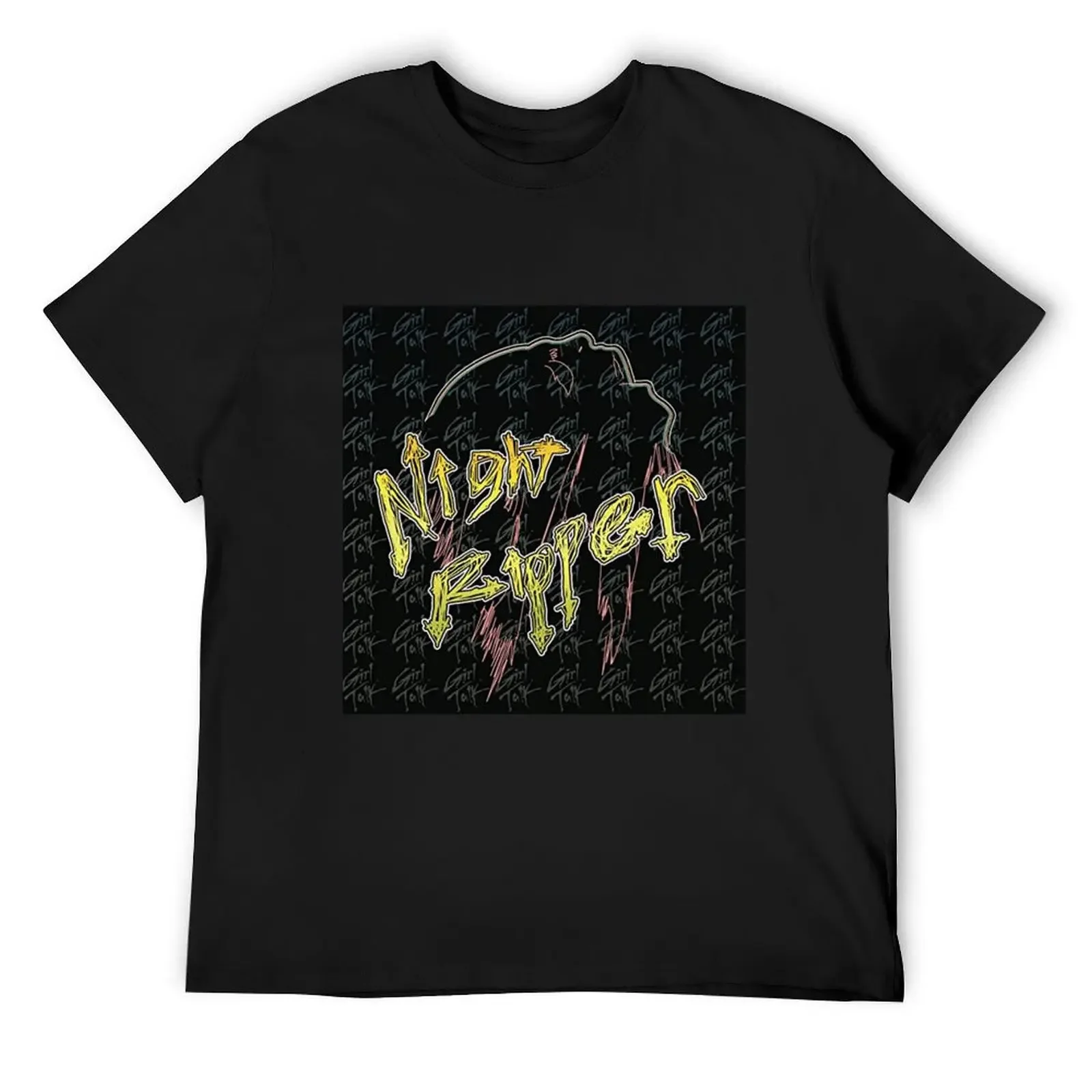 Girl Talk night ripper T-Shirt oversizeds cute tops aesthetic clothes essential t shirt mens graphic t-shirts hip hop