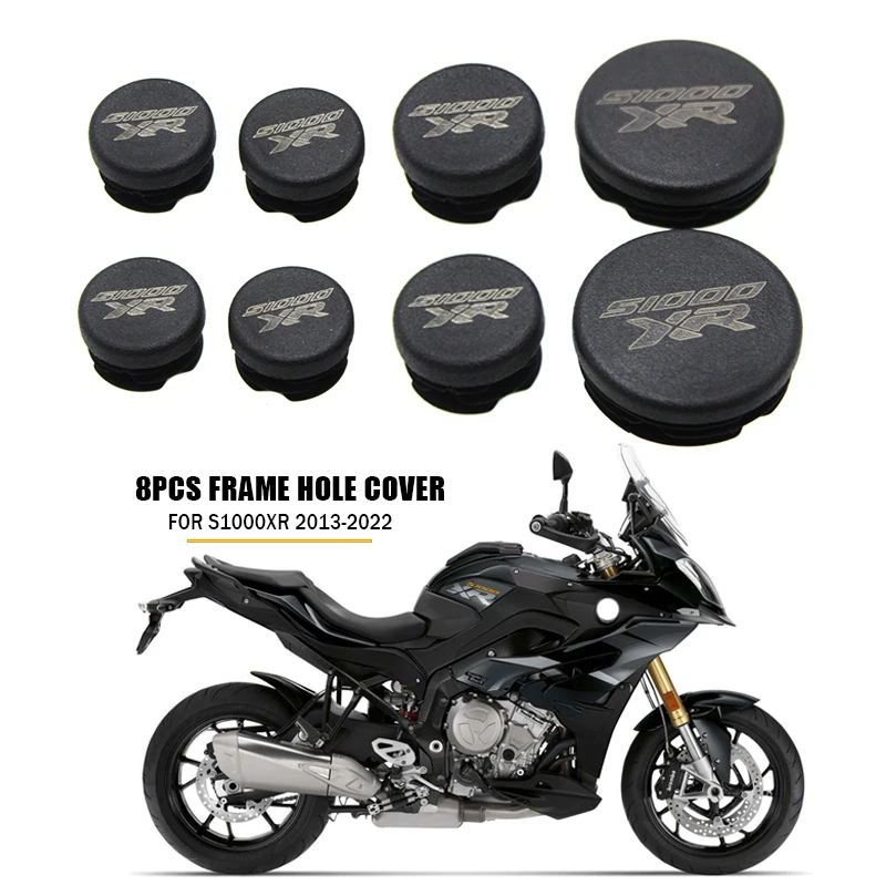 Motorcycle Frame Hole Cover Caps Plug Decorative Frame Cap Set For BMW S1000XR S 1000XR S1000 XR S 1000 XR 2013-2022 2020 2021