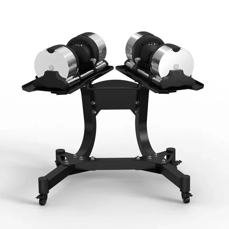 

Dumbbells Men's Fitness Household Equipment Pure Steel Plated Sheets Quick Adjustable Weight Dorm Strength Training