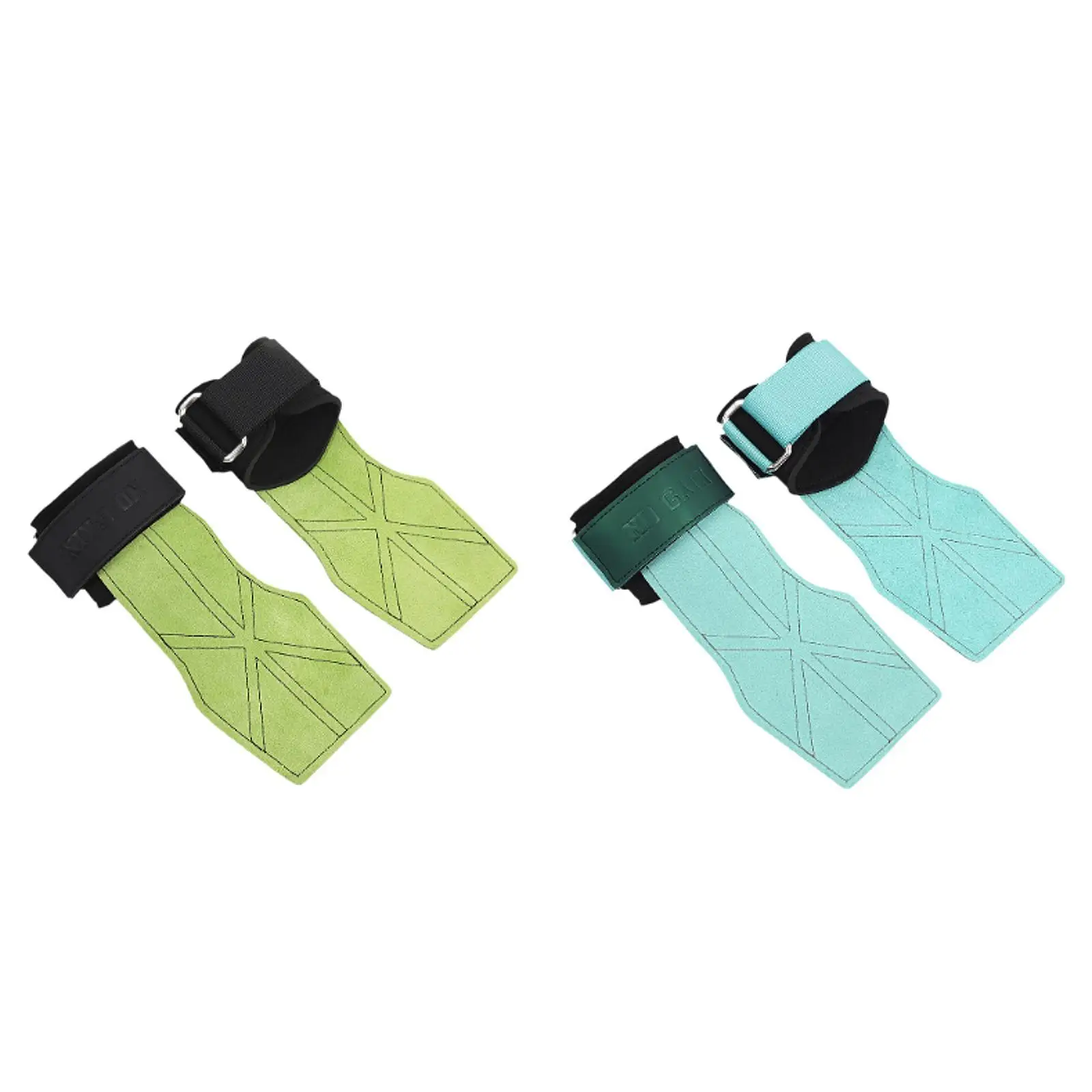 2 Pieces Weightlifting Hand Grips Pullup Gloves Palm Protection for Running Functional Training Gymnastics Sports Basketball