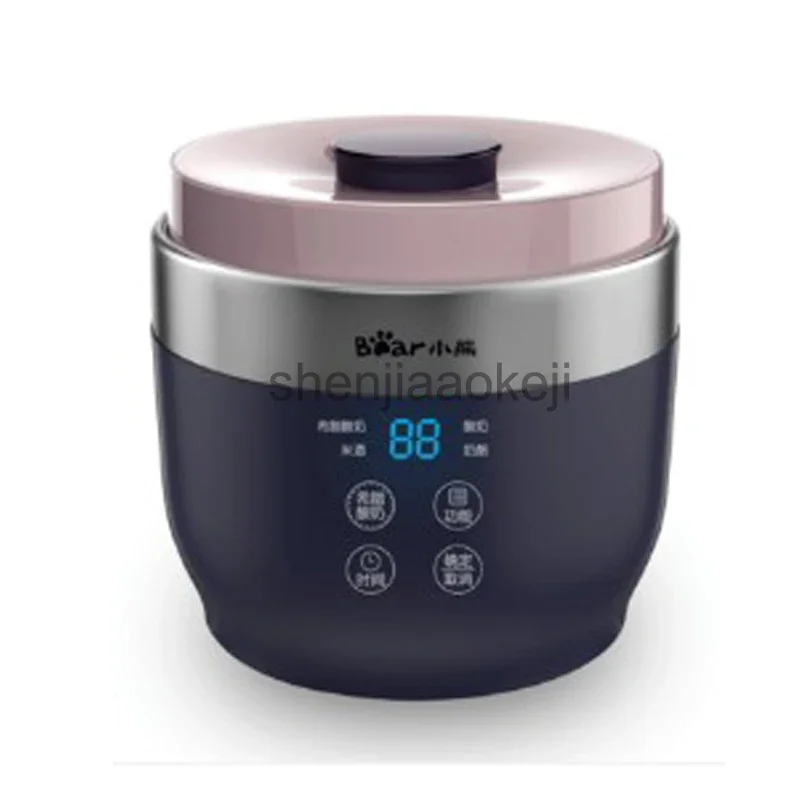 Household 220v Home Yogurt Maker 4 Ceramic Yogurt Cup Rice Wine Cheese Greece Yogurt Machine SNJ-C10T1 1pc