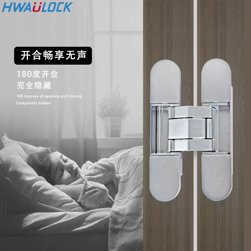 

Zinc alloy three-dimensional adjustable hidden hinge hidden door silent hidden hinge 30 * 140/165mm