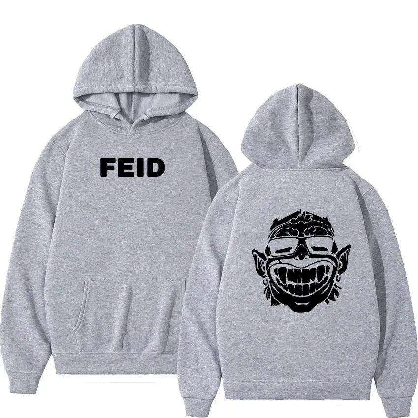 Ferxxocalipsis Tour 2024 feid ferxxo อัลบัมใหม่เสื้อสเวตเตอร์แบบสวมหัวแฟชั่นโอเวอร์ไซส์แบบลำลองสำหรับเสื้อฮู้ดชายหญิงฮิปฮอปสตรีทแวร์