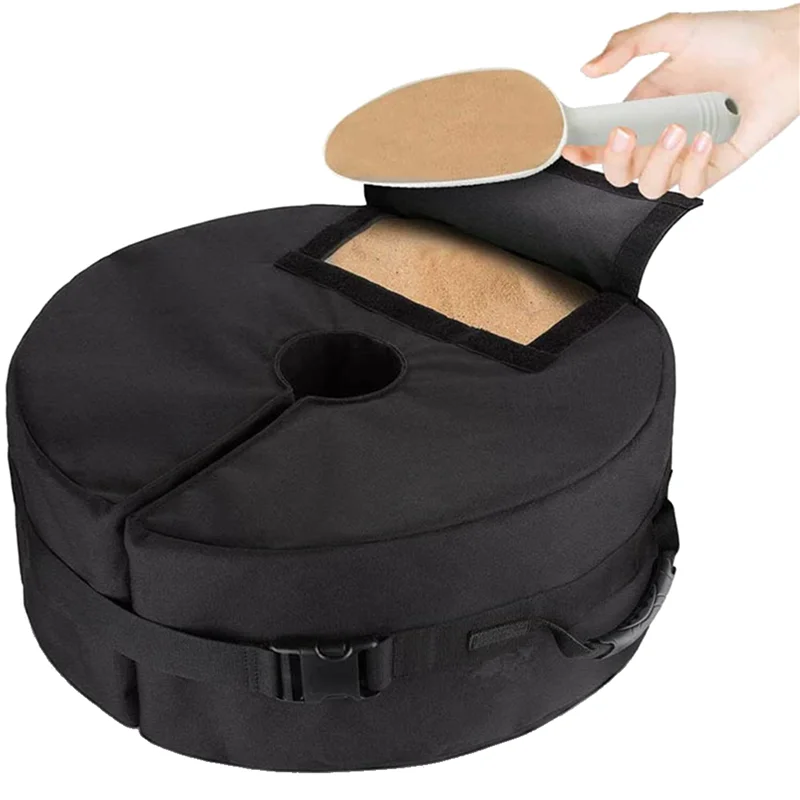 أكياس رمل A50I 2X للمظلة، أوزان خيمة للساقين، أكياس رمل شديدة التحمل لقاعدة مظلة الفناء