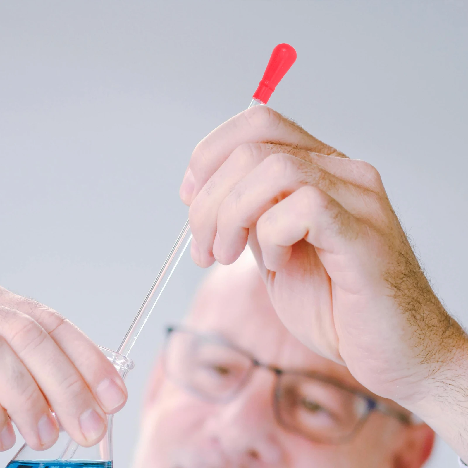 

40 Pcs Rubber Ball Latex Drop Hood Silica Gel Glass Pipette Laboratory Supplies