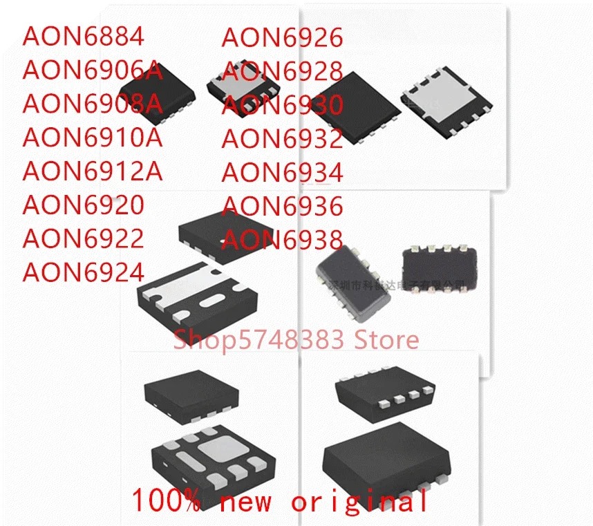 10 قطعة AON6884 AON6906 AON6908A AON6910A AON6912A AON6920 AON6922 AON6924 AON6926 AON6928 AON6930 AON6932 AON6934 AON6936 AON6938