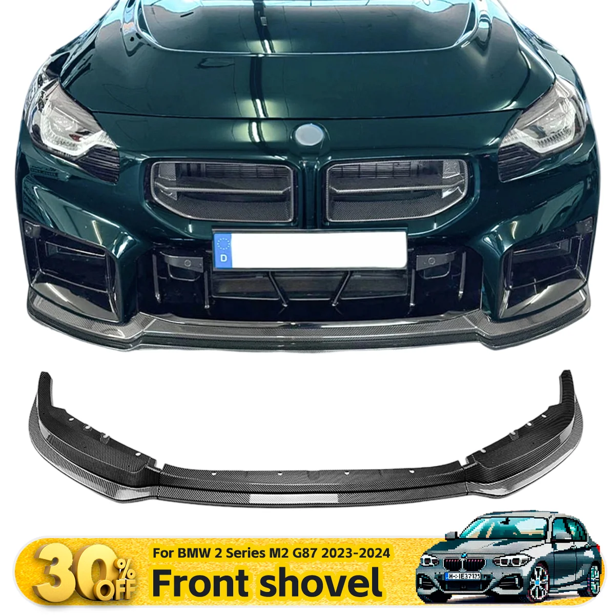 

Для BMW 2 серии M2 G87 2023-2025 передний бампер, сплиттер, спойлер, диффузор, тюнинг, автомобильные аксессуары, комплекты кузова, автозапчасти