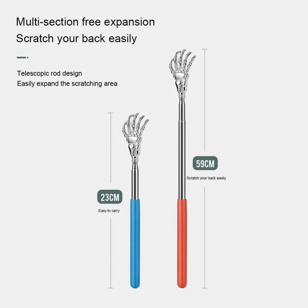 1~4PCS Telescopic Portable Premium Quality Extendable Back Scratcher For Seniors Back Scratcher Reach Inaccessible Spots