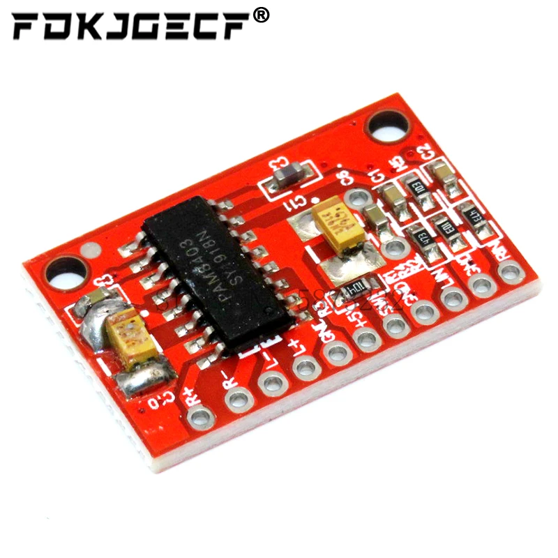 3W*2 Mini Digital Power Audio Amplifier Board DIY Stereo USB DC 5V Power Supply PAM8403 for Arduino