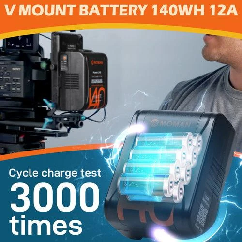 Moman-バッテリー140,140wh,Vマウント,バッテリー,bmpcc互換,4k,6k,d,タップ,usb,c,vs fxlion出力 -  AliExpress