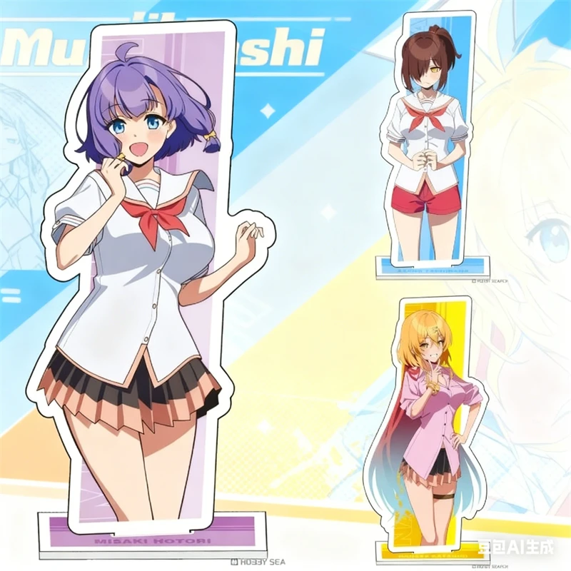 ميساكي هوتوري أسن تاتشيبانا الاكريليك الشكل حامل منضدية الزينة اكسسوارات جمع لعبة نوكيتاشي الهدايا الطرفية #1