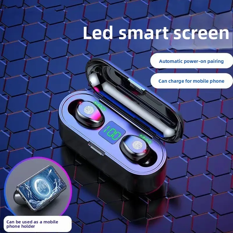Bluetooth Wireless Headphones TWS Auriculares with Microphone Fone De Ouvido in Ear Headset Gamer Earphones Power Bank Handfre