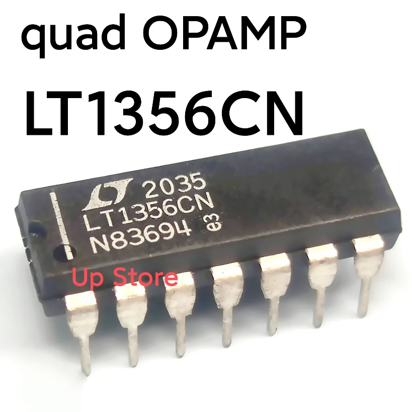 LT1356CN  LT1356  AD713JN  AD713JNZ  quad OPAMP Brand new genuine product PDIP-14