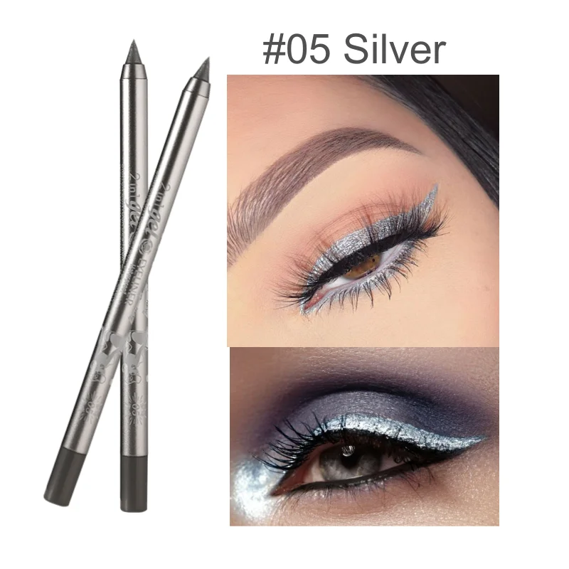 Wholesale Waterproof Eyeliner Gel Pen Cosmetic Pigmented Make up Eyeliner Pencil Black White Makeup Products For Women\'s Makeup