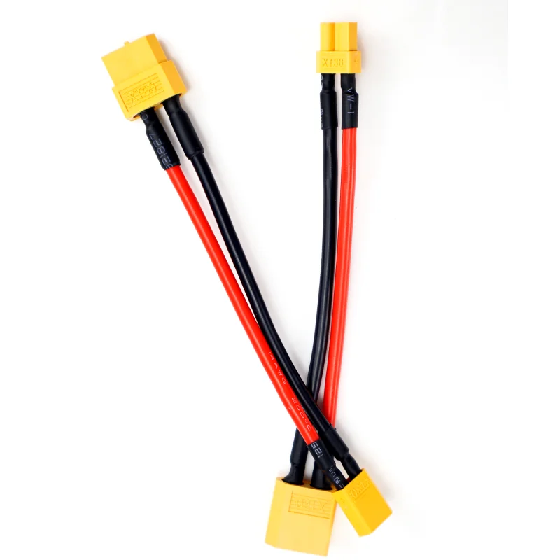 1/2/5 قطعة XT60 التوصيل إلى XT30 موصل محول كابل شحن سلك من الرصاص 14awg 10 سنتيمتر لشواحن نمط ISDT