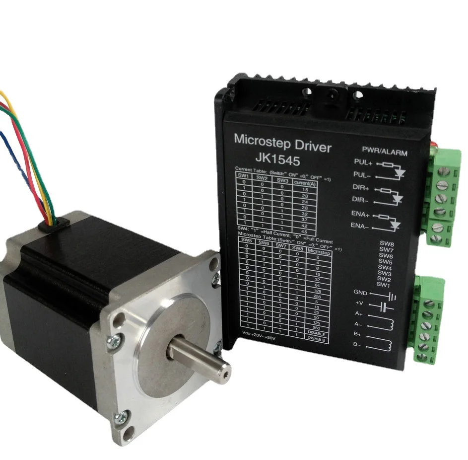 

42/57/60 Stepper Motor Driver JK1545 1.5A~4.5A Low Temperature Lift Torque Greatly Reduces Noise