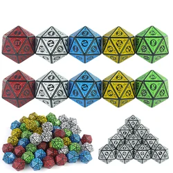 D20 Dice Set 10PCS 20 Sided for Board Games Dragon Rpg Dados Jogos Dnd As Christmas Birthday Gift