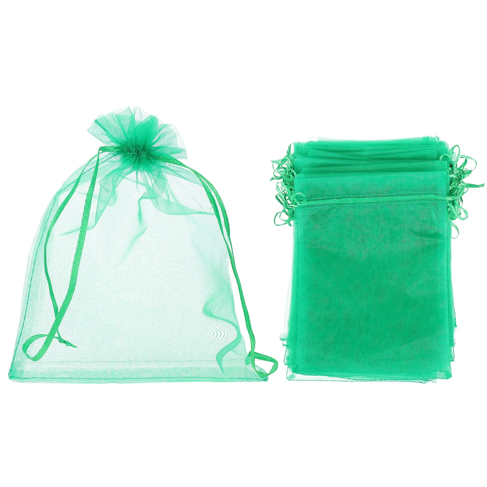 50 Pcs Fruit Protection Bag Grow Bags Fruits Drawstring Mesh Cover for Garden Supplies Trees Netting Grape Ceramics