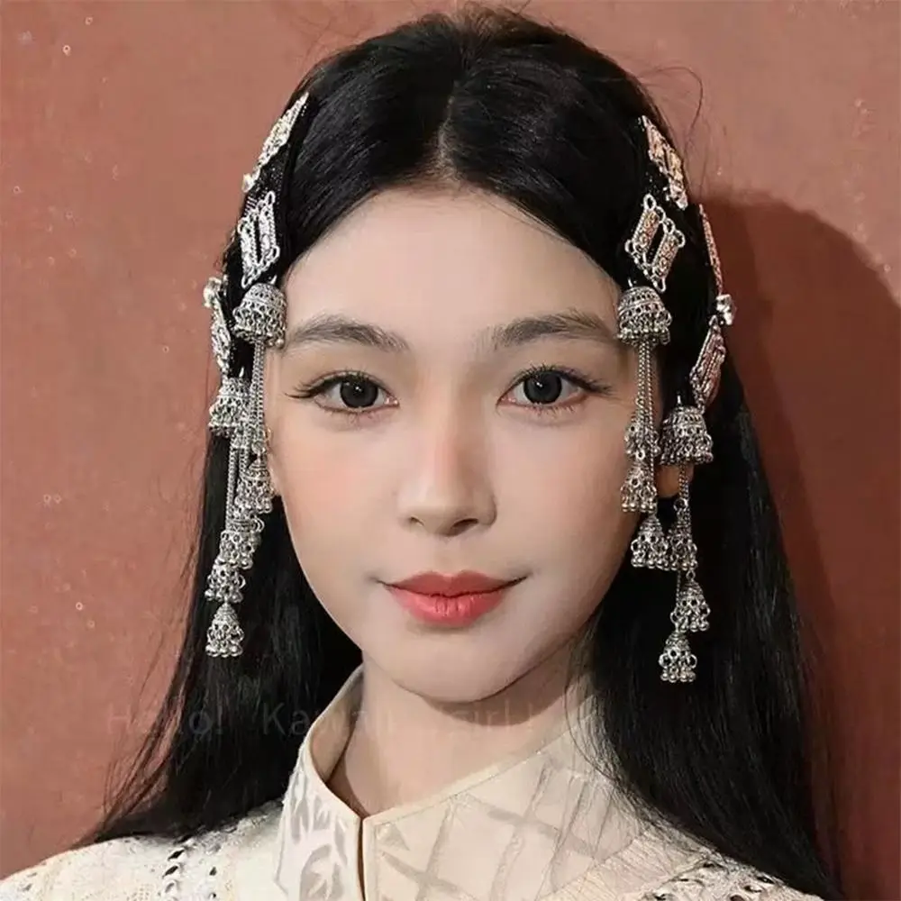 

Gift Ethnic Style Tassels Hair Clips Showcasing Cultural Charm Vintage Bangs Barrette Women Girls Hair Accessories