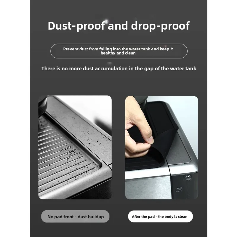 سيليكون القهوة حصيرة ل Breville 870/880/878 ماكينة إسبريسو العلوي المضادة للانزلاق الغبار حصيرة كونترتوب اكسسوارات المطبخ