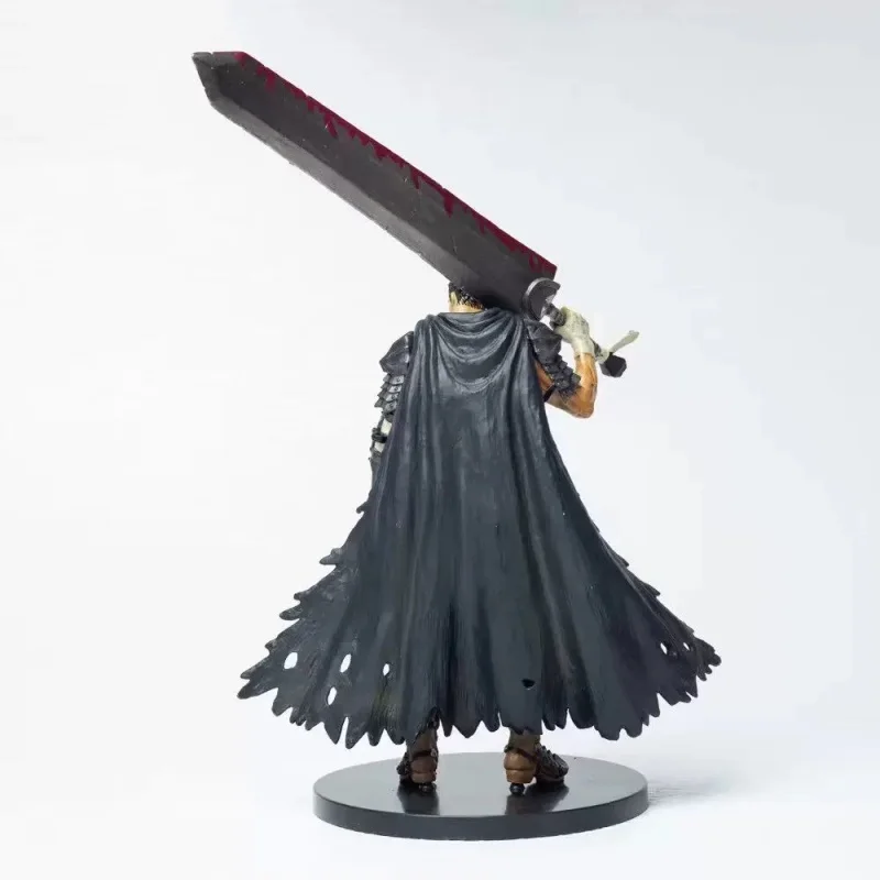 21cm Berserk Guts espadachín negro SH modelo juguetes PVC figura de acción estatua juego coleccionable modelo muñeca regalo de vacaciones