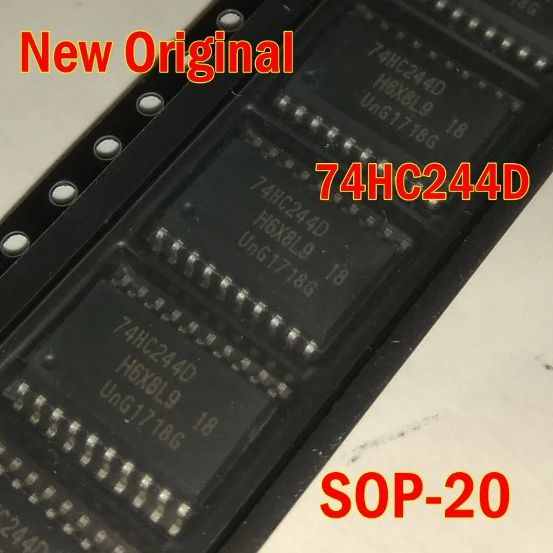 10Pcs to 500Pcs New Original 74Hc244D Sop-20 Octal Buffer/Line Driver; 3-State