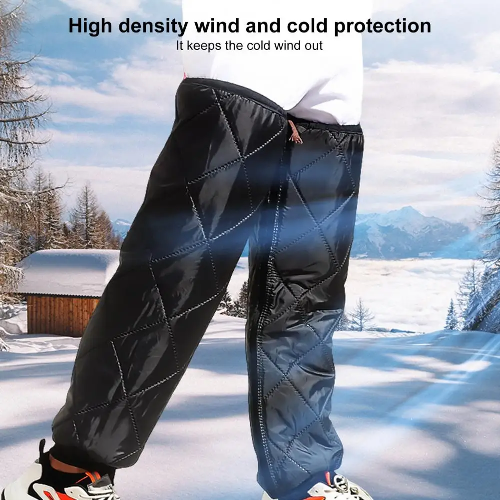 

Leg Gaiters 1 Pair Reliable Fleece Lining Wide Application Warm Knee Leg Sleeves with Zipper for Motorcycle