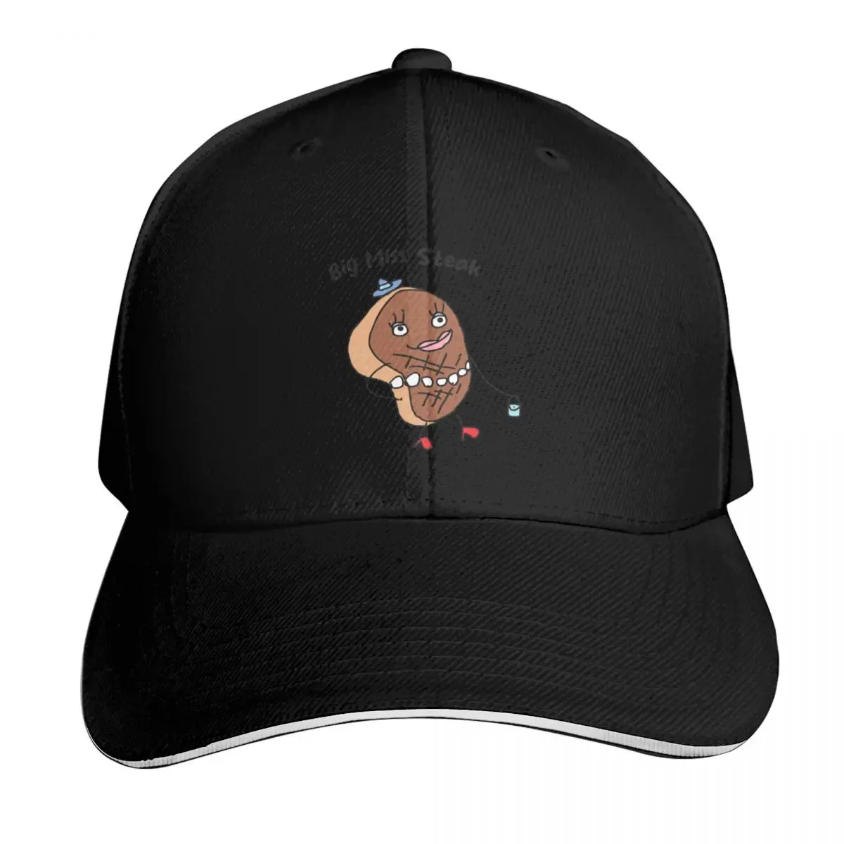 Big Miss Steak Baseball Cap Custom Cap Cosplay Trucker Hat beach hat Men Golf Wear Women's