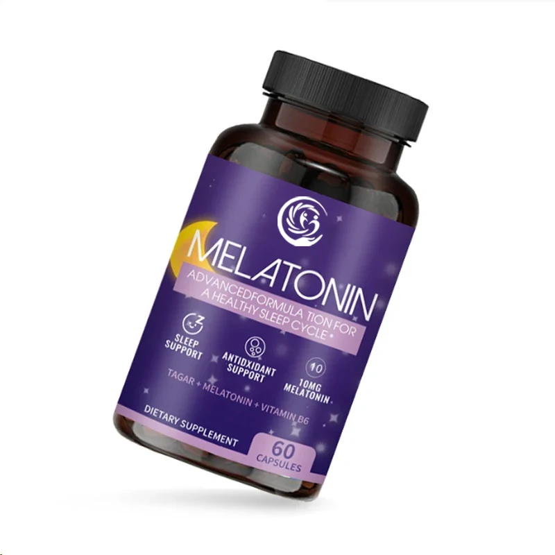 

Melatonin: an adult sleep aid, a sleep supplement containing sustained-release capsules, suitable for overnight sleep support