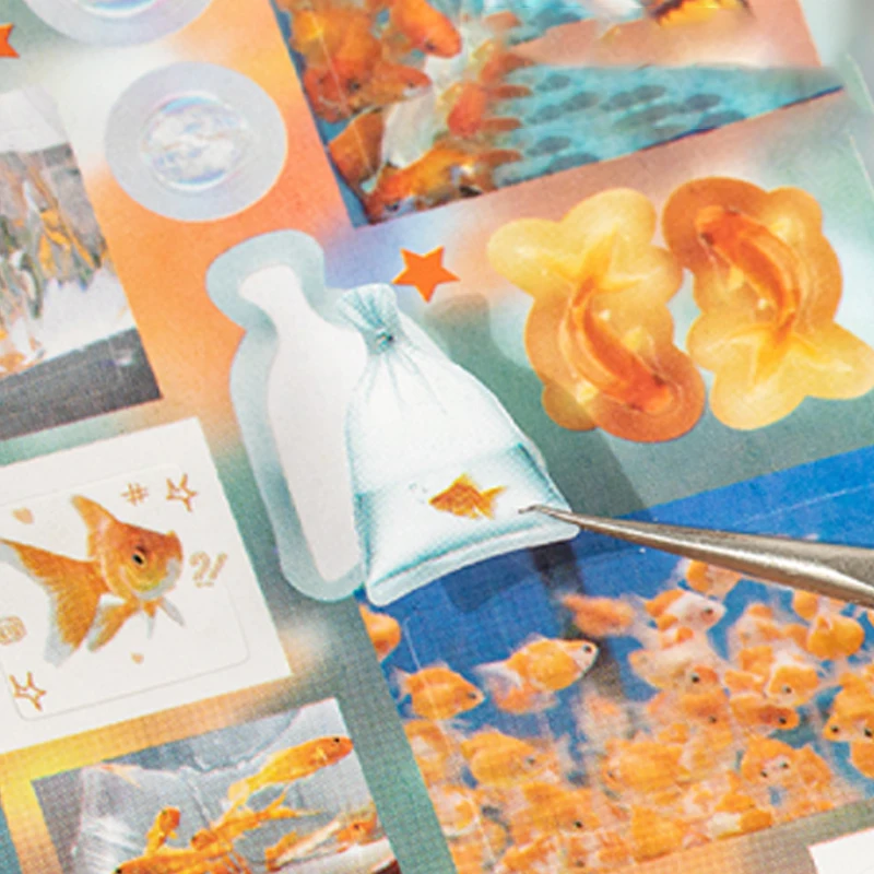 Mr.Paper kawaii لحظة فلاش الإطار قطع فيلم ملصق كتاب سكرابوكينغ ملصق الأطفال هدية للطلاب لوازم مكتبية #6