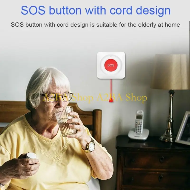 

A2BA Portable Calming кнопка кнопки беспроводной кнопки SOS кнопка пожилых