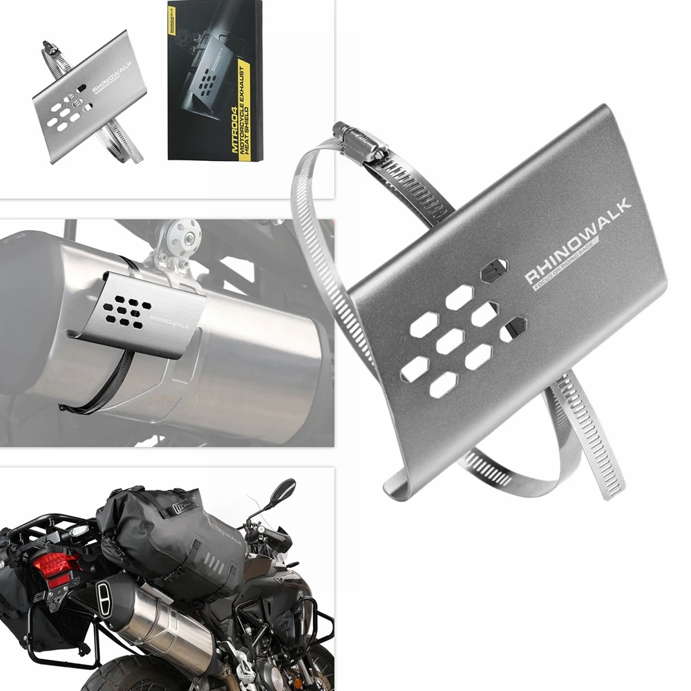Motorcycle Universal Exhaust Pipe Protector Heat Shield Cover Guard Anti-scalding Cover New Accessories image 6