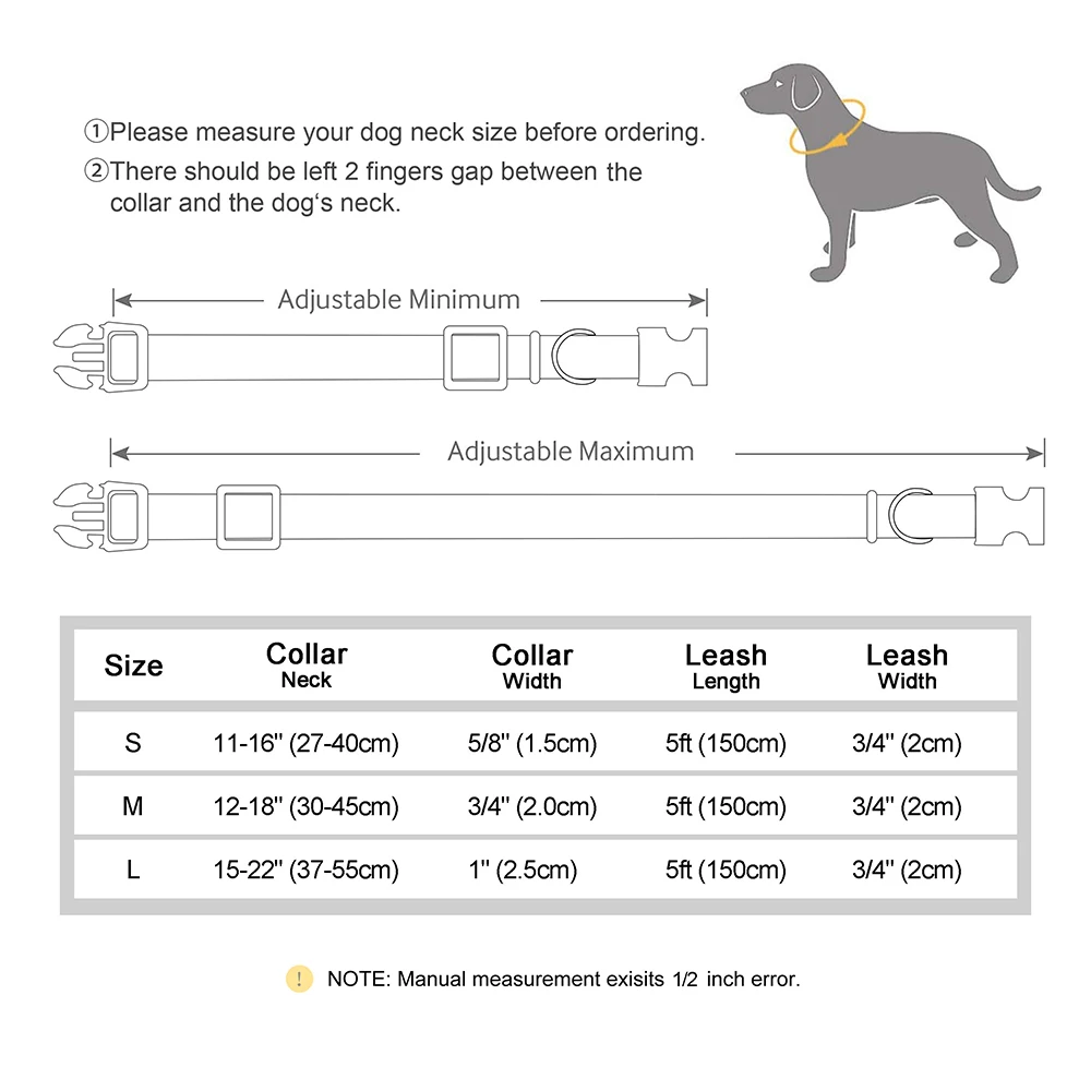 ナイロンの犬の首輪セット,カスタムの本物の革のペットアクセサリー,ネームプレート付き,カラフルなペット製品