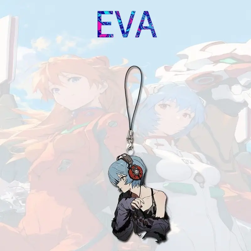 EVA New Century Evangelion подвеска-цепочка для мобильного телефона окружающая Asuka Ayanami студенческий рюкзак кулон подарочные аксессуары