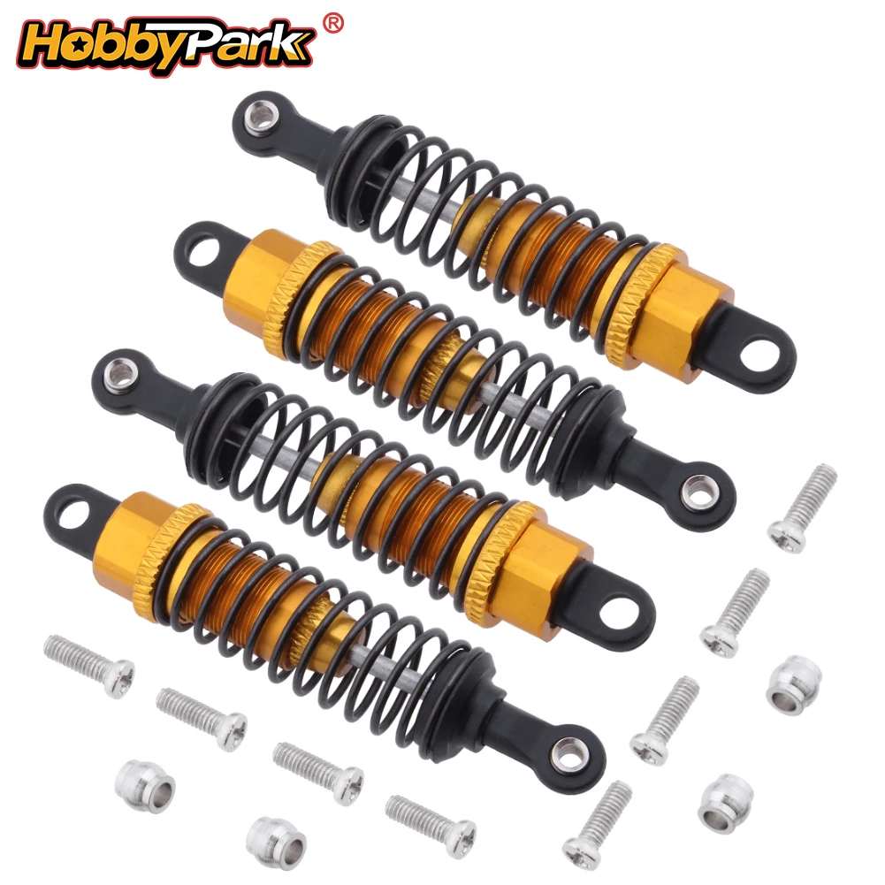 HobbyPark RC Aluminum Shock Absorber Replacement for Redcat Volcano 18 V2 M602 23602 Upgrade Parts Himoto E18 Spino Mastadon