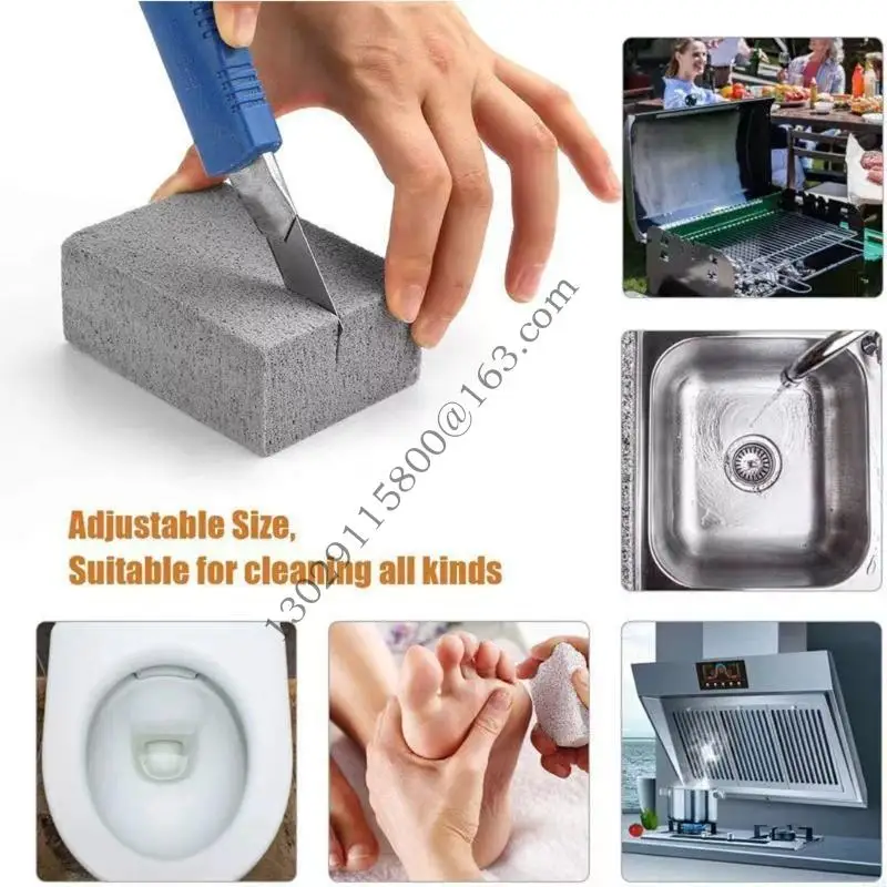 Zementschaum BBQ Scrubber Ziegelströme Entferner für Outdoor -Grills und Küchenöfen .y5ga
