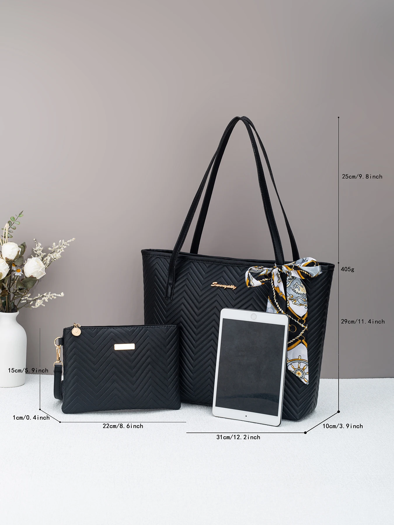 Neue stilvolle und vielseitige Damen-Umhängetasche, einfache und elegante Tragetasche mit großem Fassungsvermögen zum Pendeln – Detail 2