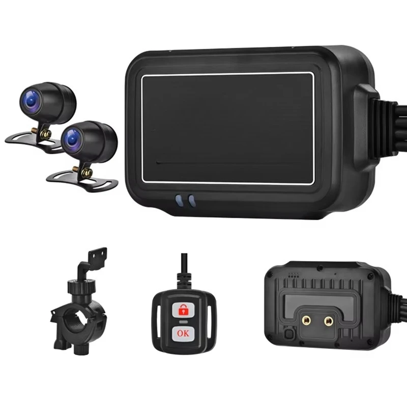 Newest XL3 WiFi Motorcycle DVR Dash Cam 1080P+1080P Full HD Front Rear View Waterproof Motorcycle Camera  Logger Recorder Box