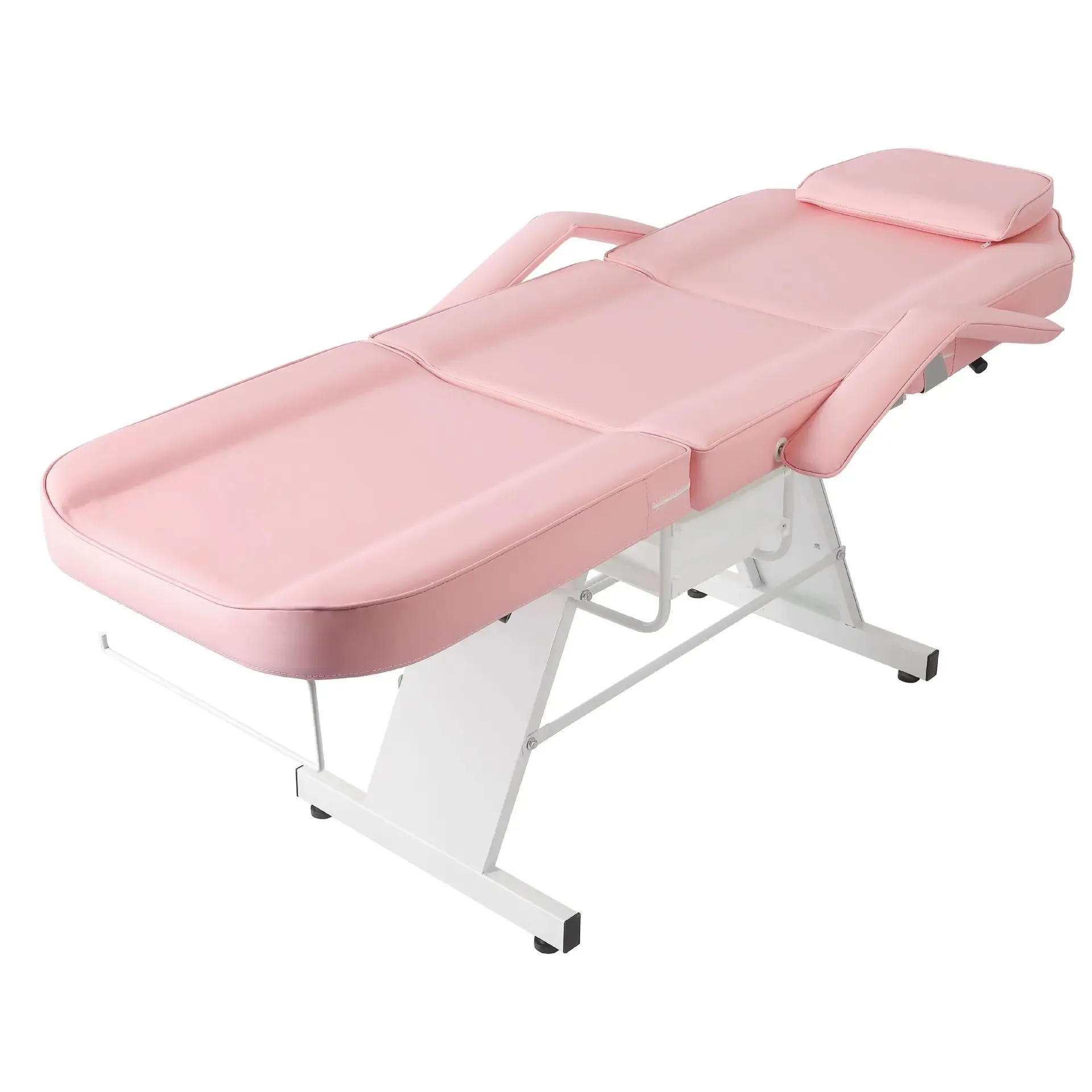 Massage table facial spa ceragem massage bed with stool pink eye lash bed full body thai massage bed