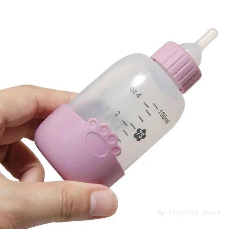 Pet Cats Dog Milk Bottle Pet Puppy Kitten Baby Animal Feeding Bottle Nursing Set Household Pet Supplies Feeding Bottle Set