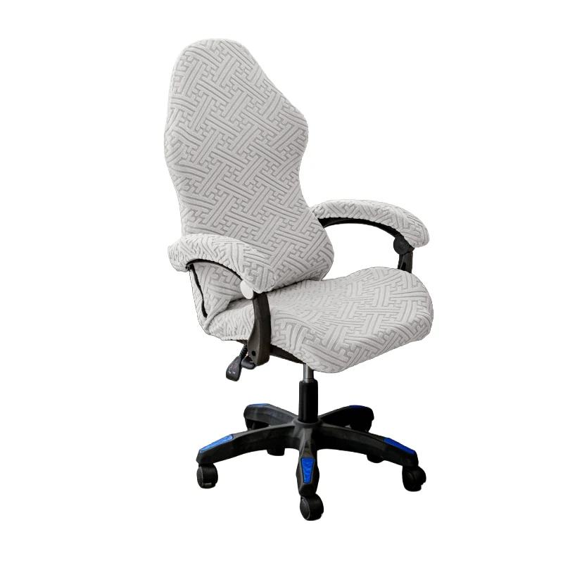 Housse Chaise Gaming avec Accoudoirs, Couverture Extensibles pour Fauteuil Jeu, Protection pour Chaise Ordinateur Racing, Pivotant