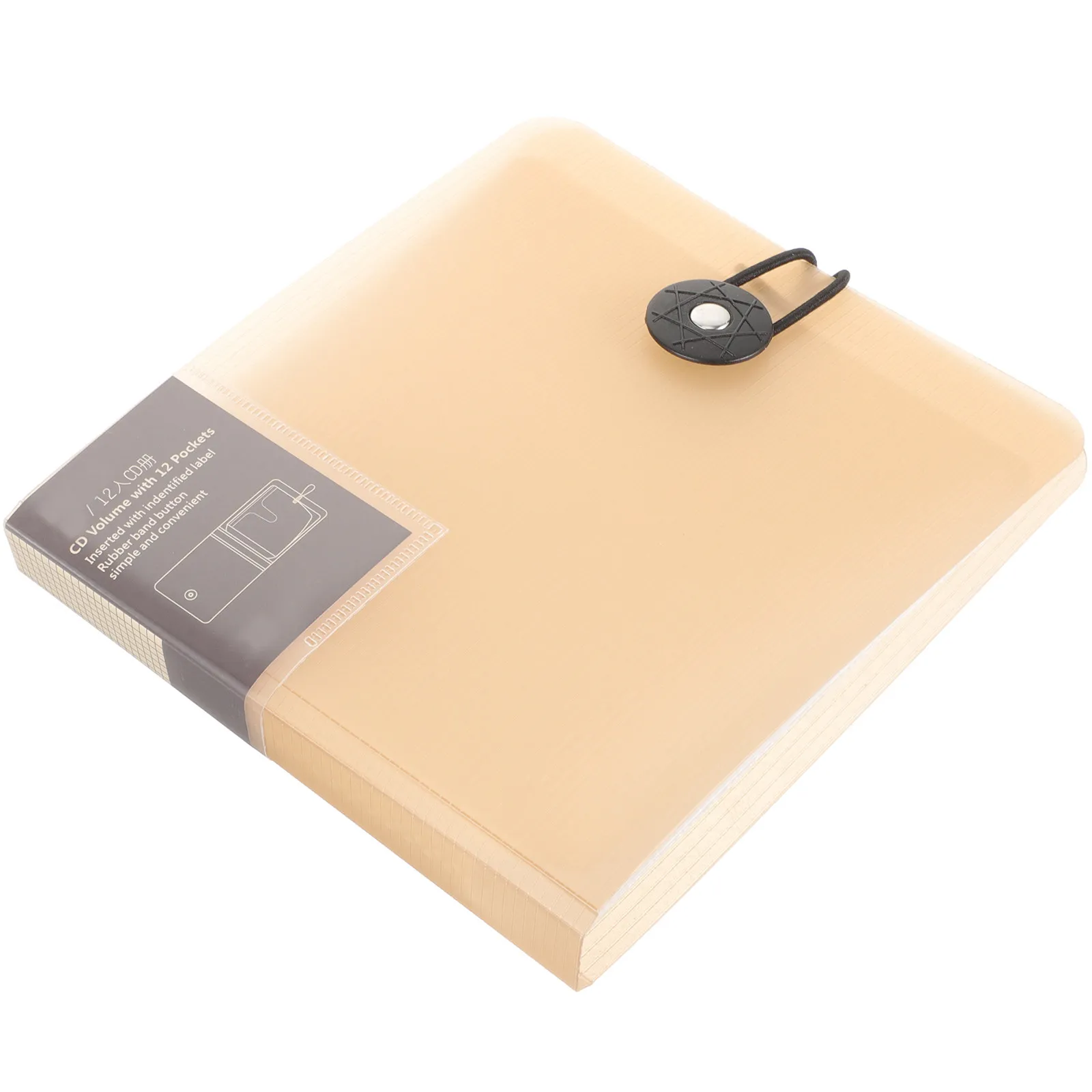 12-Cd Capacity Portable Cd Storage Bag Soft Lined Travel Dvd Case Compact Disc Organizer Lightweight Media Pouch for Car Home