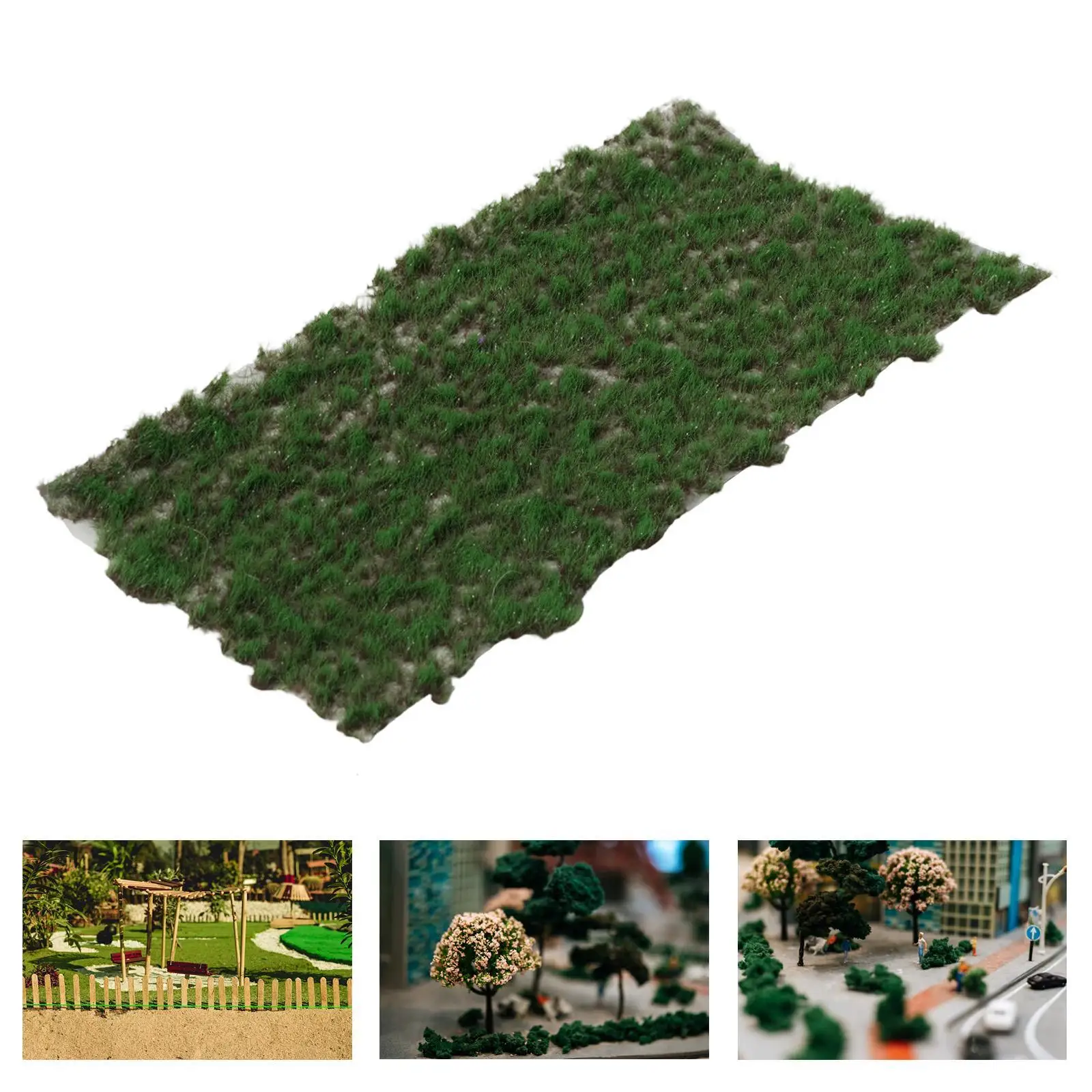 3mm Statyczny Trawnik Kępka Model Trawy Klaster Miniaturowa Trawa Sceneria Kolejowa Układ Krajobrazu dla Architektonicznej Kolejki Pociągowej
