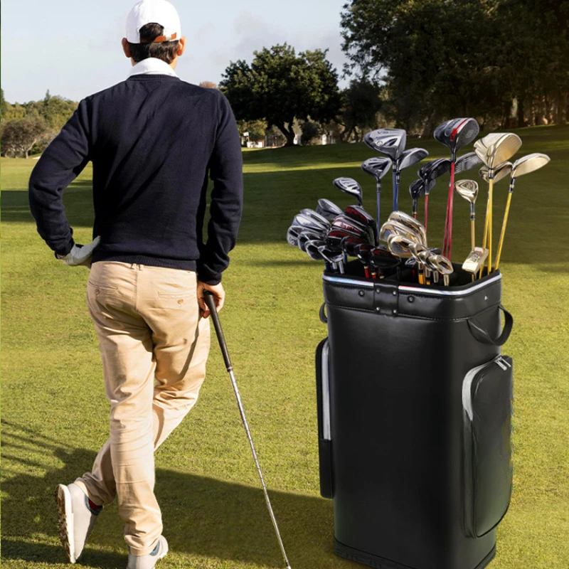 Golf club barrel bag, large-capacity rod frame, can hold 30 driving ranges, store storage display shelves