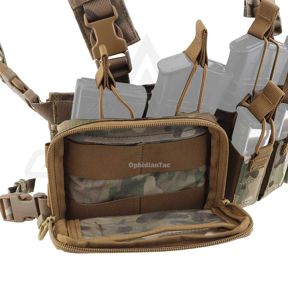 Imagem -06 - Ophidiatac Tactical Chest Rig Colete Modular Wargame Multi-funcional Leve com Mag Pouch Airsoft Hunting Gear D3crh