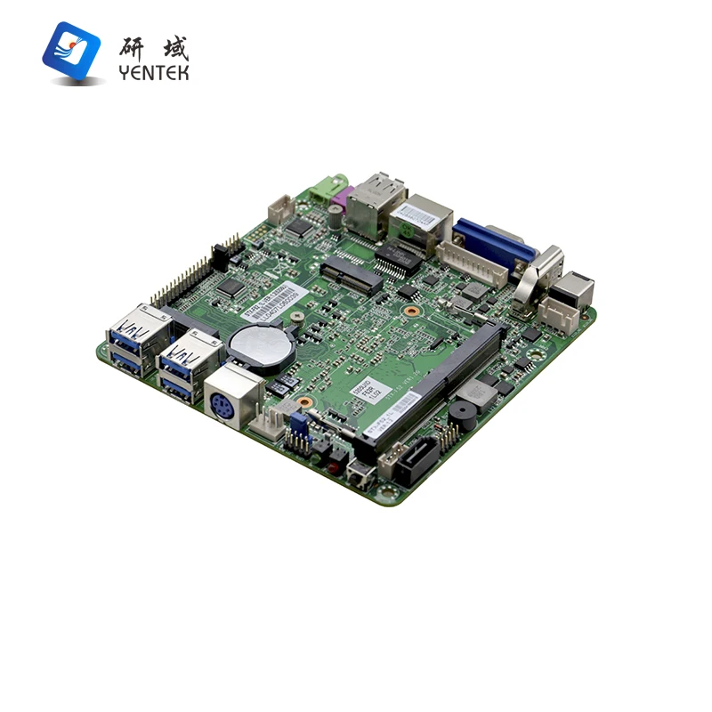 New Celeron 5205U Nano ITX Motherboard DDR4 Single Channel SATA M.2 HD VGA EDP RS232 COM LAN Win 10/Linux