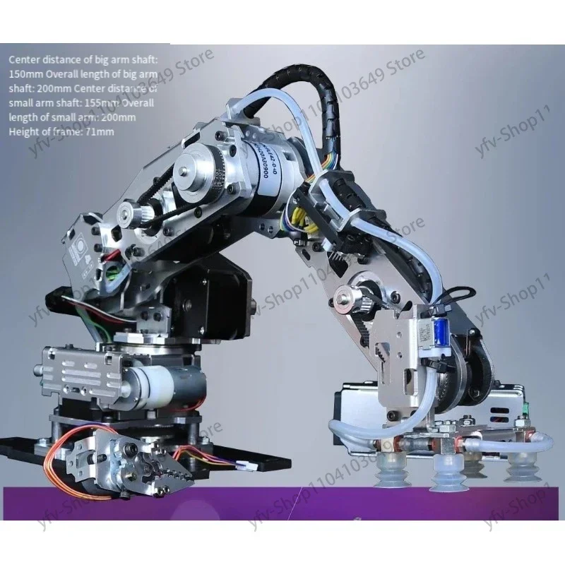 Robot Arm, Stepper Arm, Industrial Robot Model, Multi Axis Robot 24D